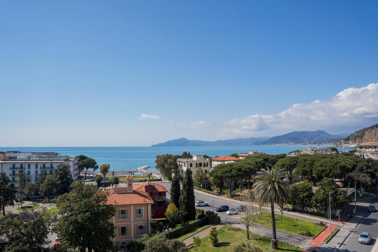 025 - Casa Panoramica In Centro, 90Metri Spiaggia Vista Mare Con Terrazzo Vista Portofino Sestri Levante Buitenkant foto