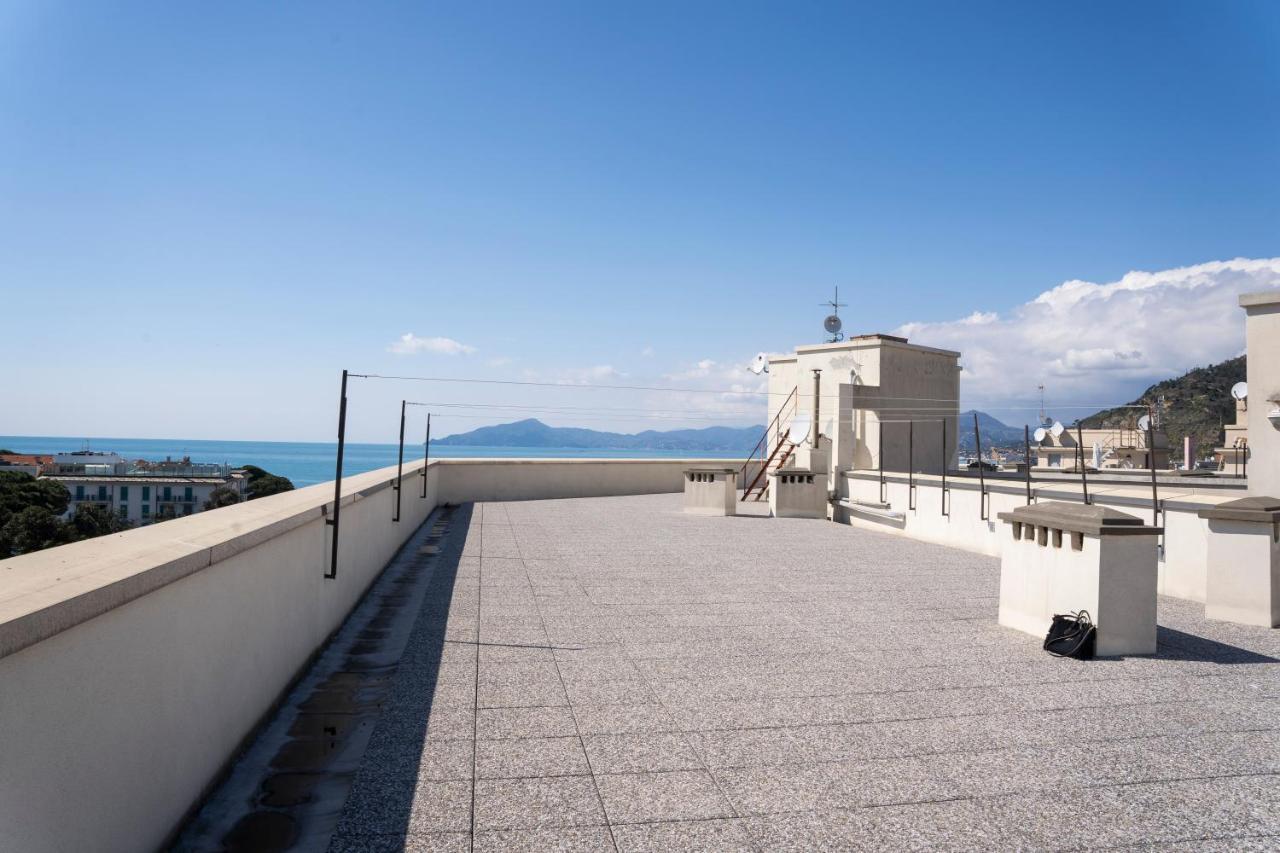 025 - Casa Panoramica In Centro, 90Metri Spiaggia Vista Mare Con Terrazzo Vista Portofino Appartement Sestri Levante Buitenkant foto